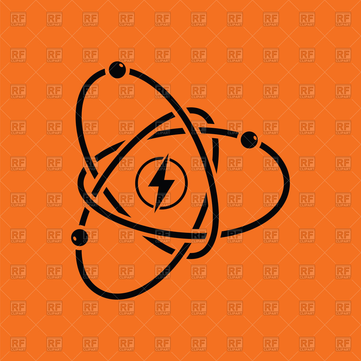 1200x1200 Atom Energy Icon Vector Image Of Signs, Symbols, Maps Angelp