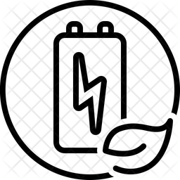 256x256 Renewable Energy Icon Of Line Style