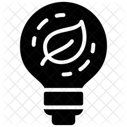 256x256 Energy Saving Icon Of Glyph Style