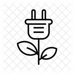 256x256 Energy Saving Icon Of Line Style