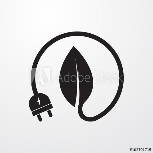 500x500 Energy Saving Icon For Web And Mobile