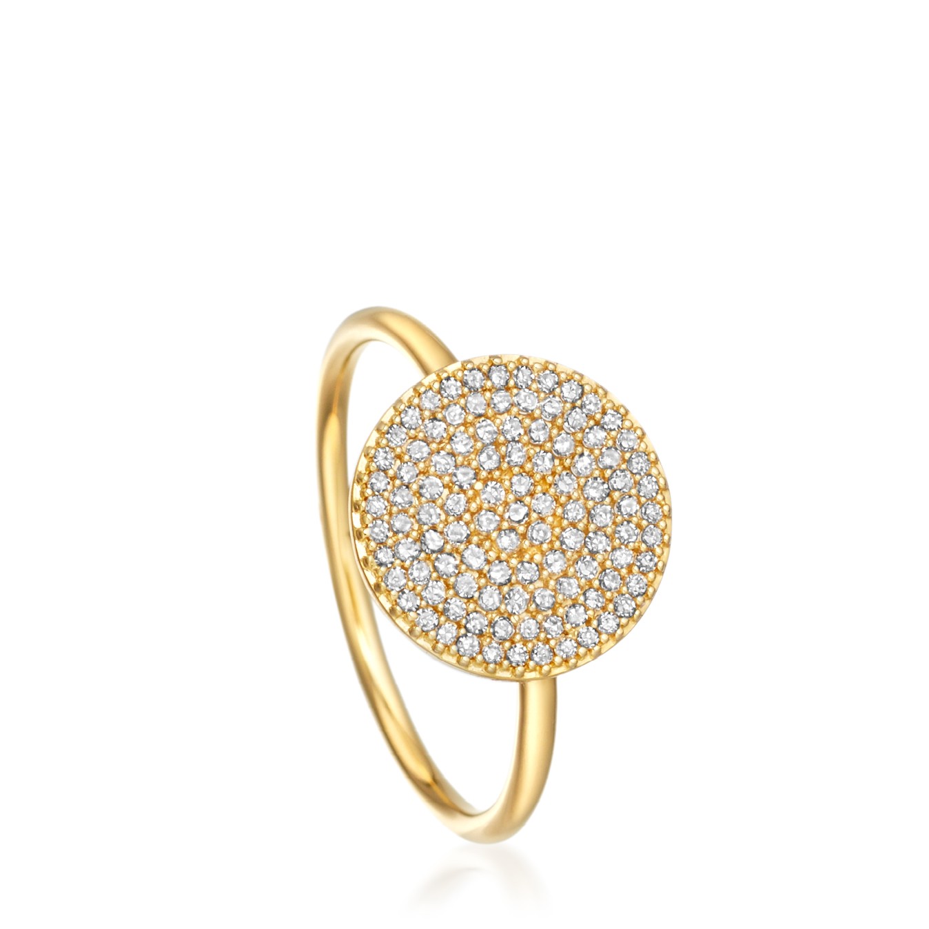 1348x1348 Icon Diamond Ring Yellow Gold Astley Clarke