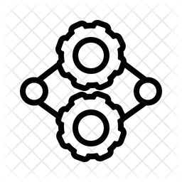 256x256 Engine Icon Of Line Style