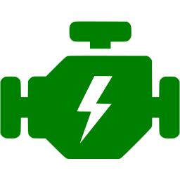 256x256 Green Engine Icon