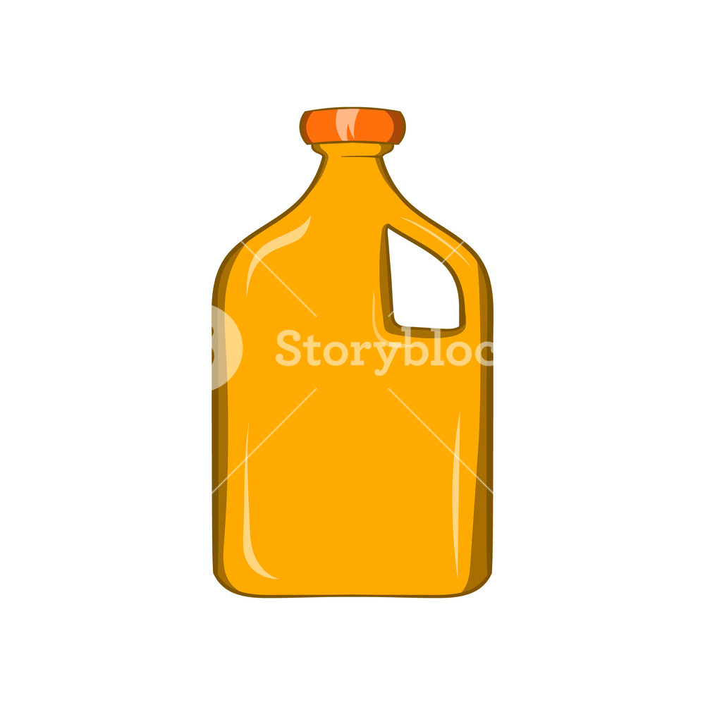 1000x1000 Packaging For Engine Oil Icon In Cartoon Style Isolated On White