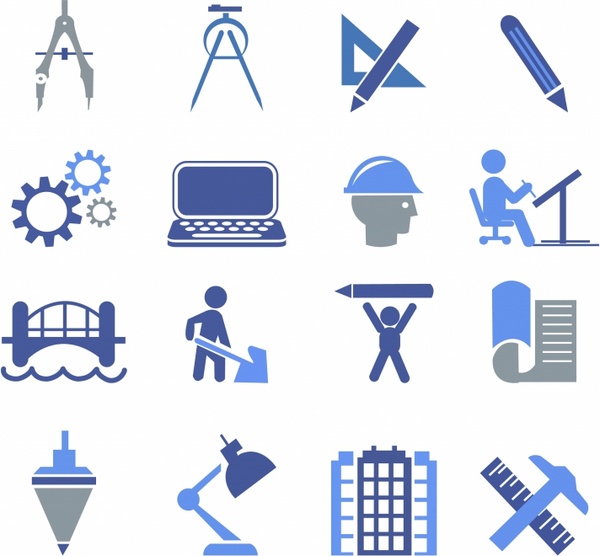 600x556 Engineering Icons Free Vector In Adobe Illustrator