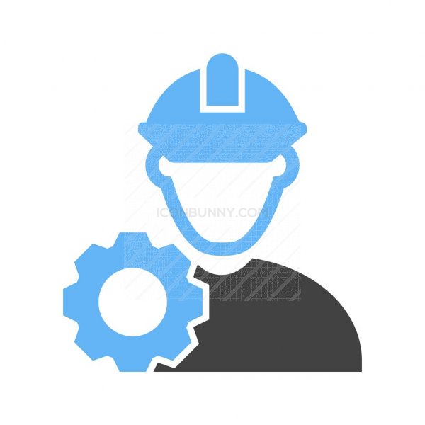 600x600 Engineer Blue Black Icon
