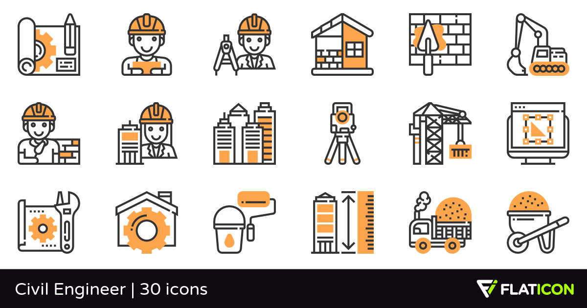 1200x630 Civil Engineer Free Icons