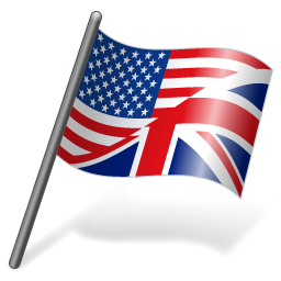 256x256 English, Language, Flag Icon Free Of Vista Flags Icons