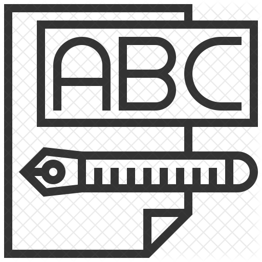 512x512 English Icon Of Line Style