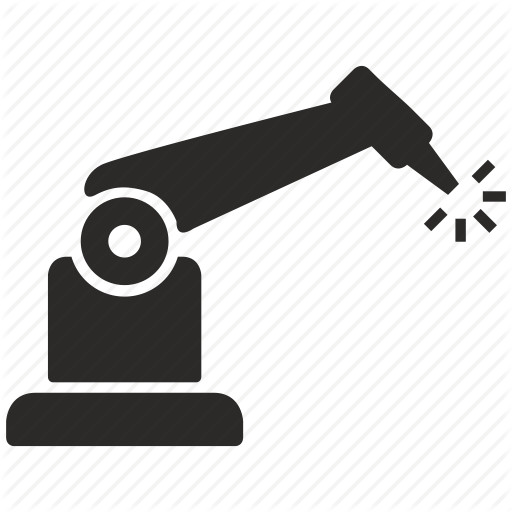 512x512 Engraving, Laser, Manipulator, Robot, Robotic Icon