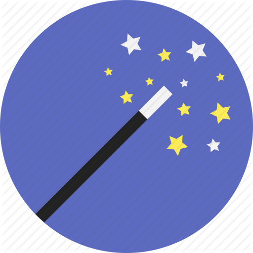 512x512 Editing, Enhance, Filter, Magic, Photo, Stars, Wand Icon