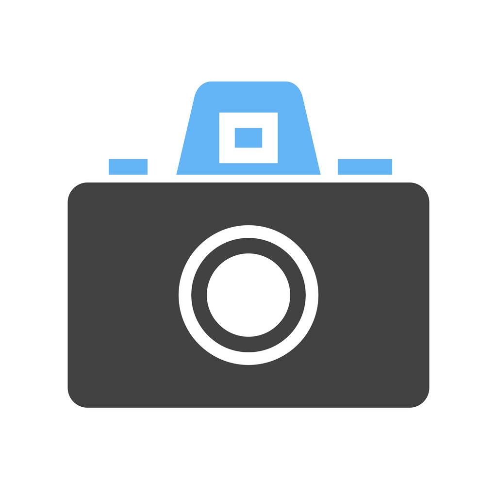1024x1024 Camera Enhance Blue Black Icon