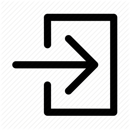 512x512 Enter, In, Log Icon