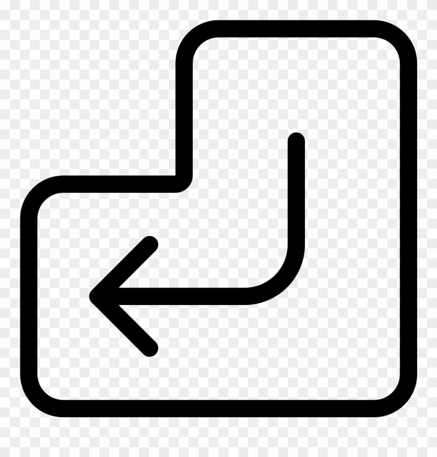 880x920 Enter Key Icon