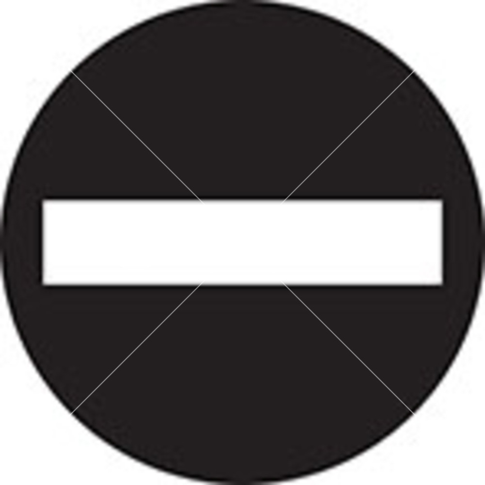 1000x1000 Do Not Enter Icon Royalty Free Stock Image