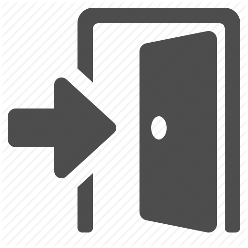 512x512 Door, Enter, Open, Real Estate Icon