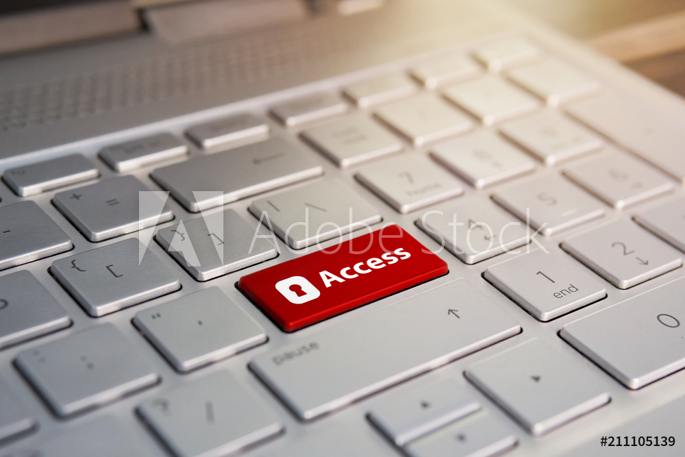 1000x667 Photo Art Print Access Enter Key And Keys Icon Europosters