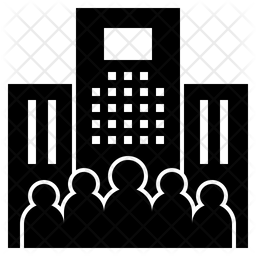 256x256 Enterprise Icon Of Glyph Style