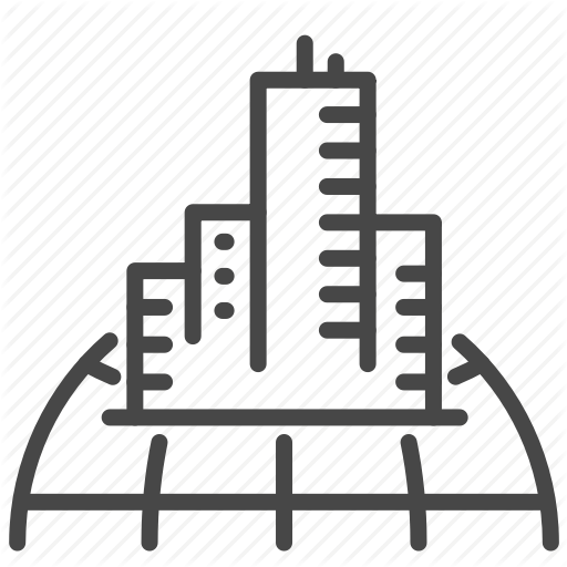 512x512 Business, City, Company, Enterprise, Global, International Icon