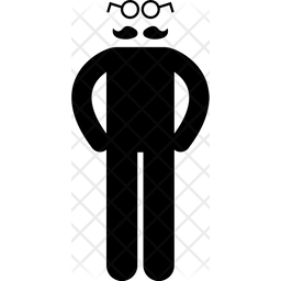 256x256 Entertainer Icon Of Glyph Style