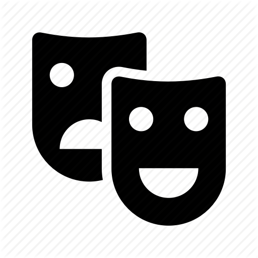 512x512 Cinema, Entertainment, Mask, Masks, Theater, Theatre Icon