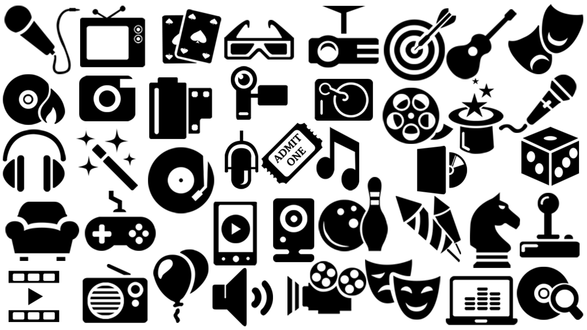 1920x1080 Icon Pack Entertainment