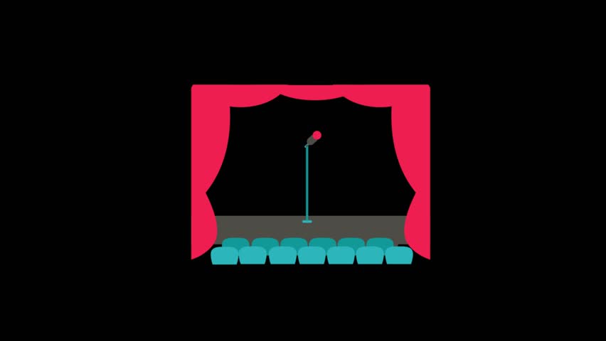 852x480 Entertainment Icons Animation With Black Png