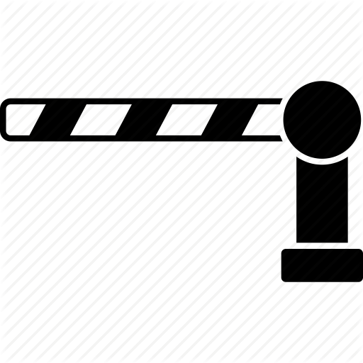 512x512 Closed Barrier, Customs Control, Door, Entrance, Entry, Fence