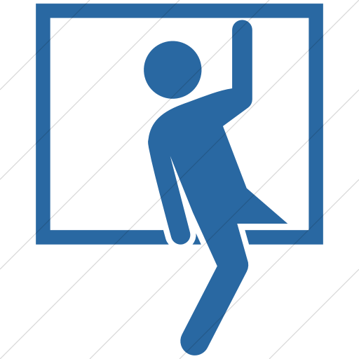 512x512 Iconsetc Simple Blue Ocha Humanitarians Security Forced Entry Icon