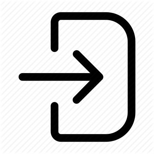 512x512 Arrow, Entry, In, Log, Sign Icon