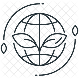 256x256 Eco Friendly Icon Of Line Style