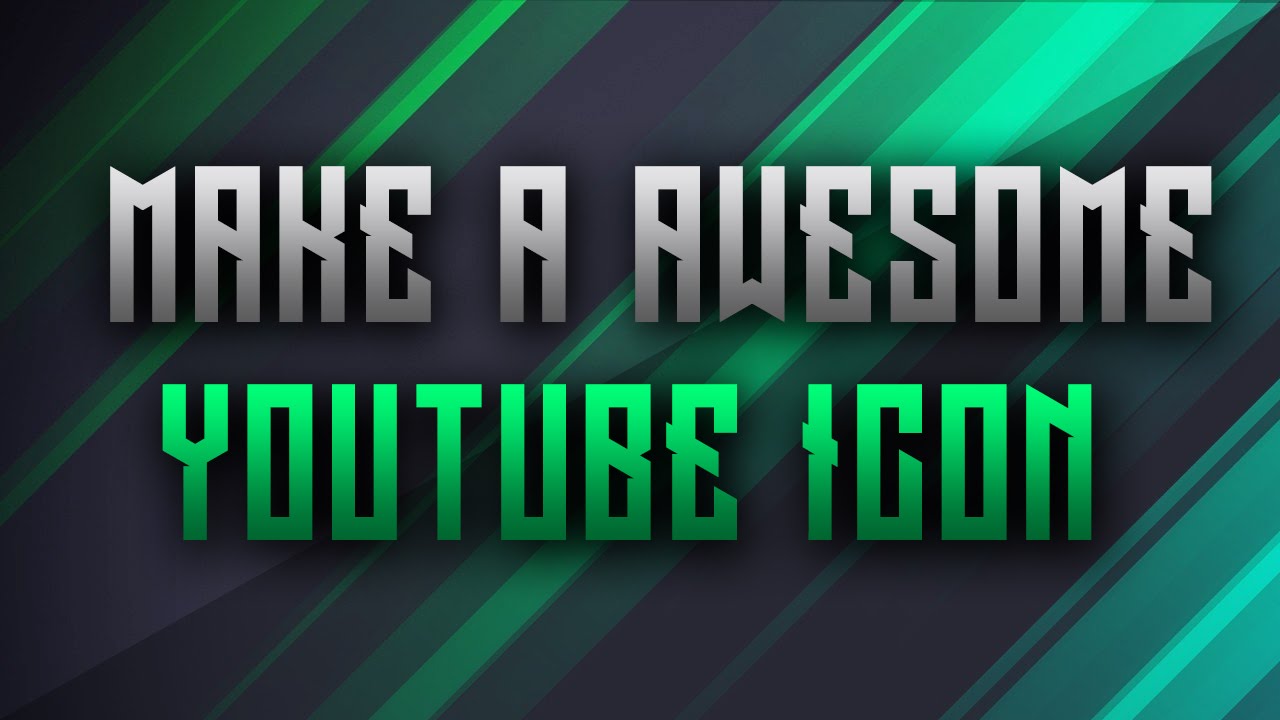 1280x720 How To Make An Epic Icon Logo For Youtube! New Photoshop