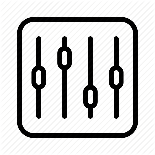 512x512 Eq, Equalizer, Mixer, Settings, Tuning Icon