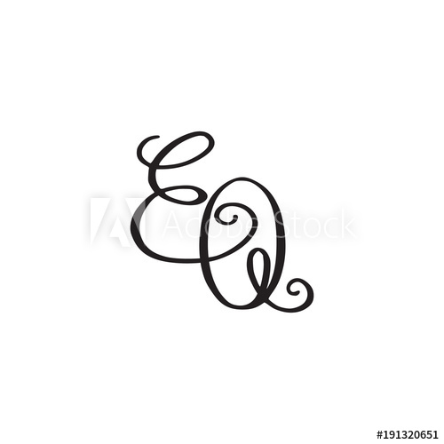 500x500 Handwritten Monogram Eq Icon