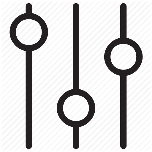 512x512 Configuration, Controls, Eq, Options, Panel, Preferences, Settings