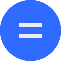 256x256 Equal Icon Flat