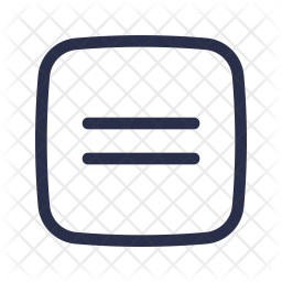 256x256 Equal Icon Of Line Style