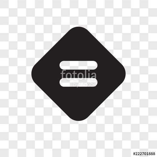 500x500 Equal Icons Isolated On Transparent Background Modern