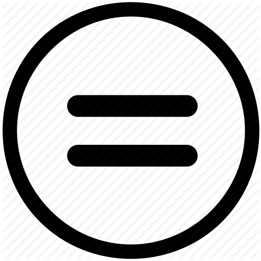 512x512 Circular Equal, Circular Equals, Equal, Equals, Equals Sign, Math