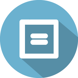 256x256 Equal Icon Flat Vol Iconset Graphicloads