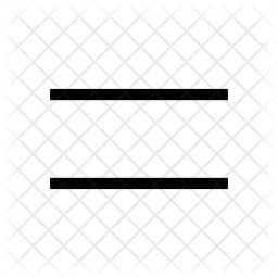 256x256 Equal Sign Icon Of Line Style