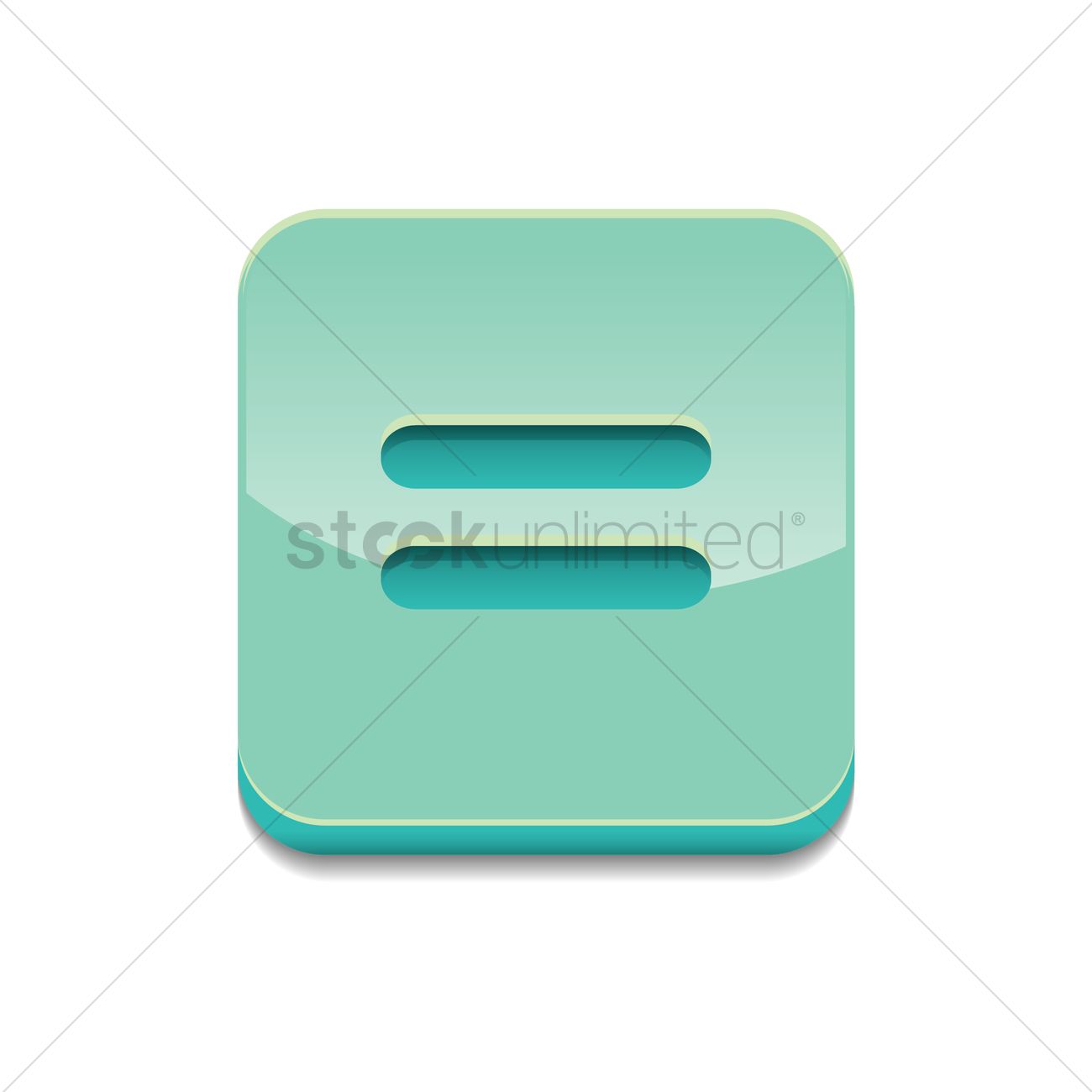 1300x1300 Equal Sign Icon Vector Image