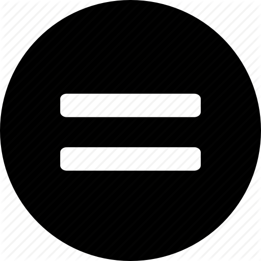 512x512 Circle, Circular Equal, Equal, Equal Sign, Equals, Math
