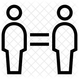 256x256 Equality Icon Of Line Style