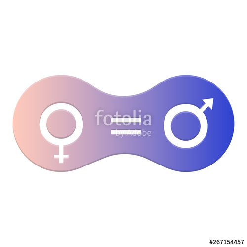 500x500 Gender Equality Icon Gender Isolated Symbols On White Background
