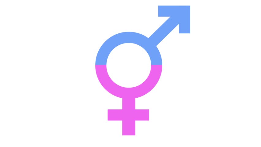 852x480 Transgender Gender Equality Icon In Stock Footage Video