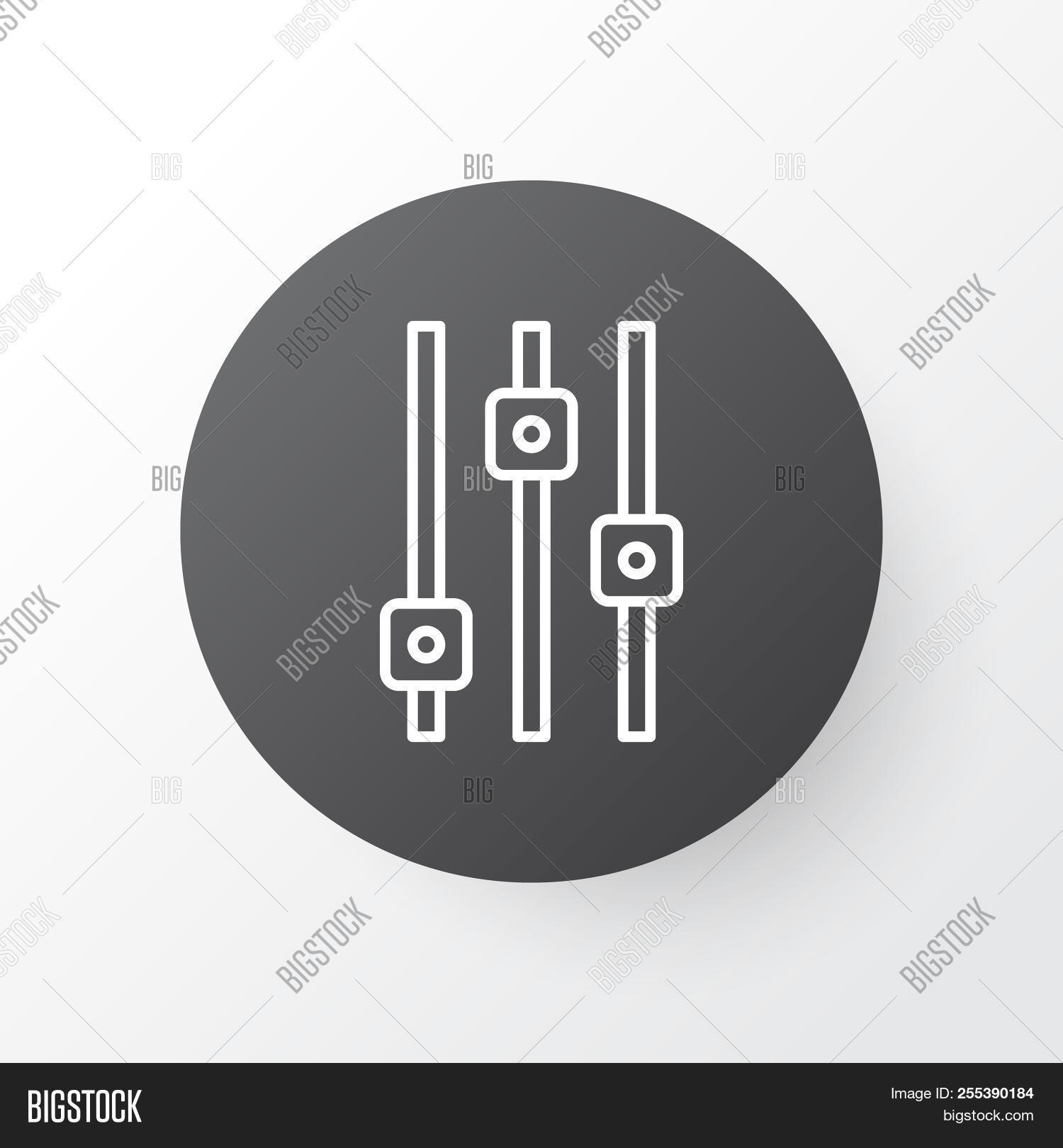 1500x1620 Equalizer Icon Symbol Premium Quality Isolated Image