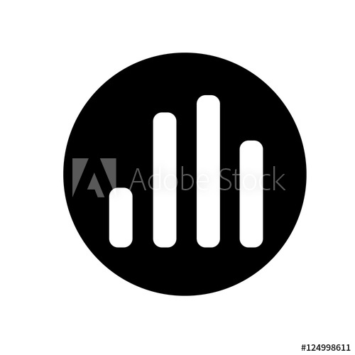 500x500 Vector Illustration Of Music Equalizer Music Volume Equalizer