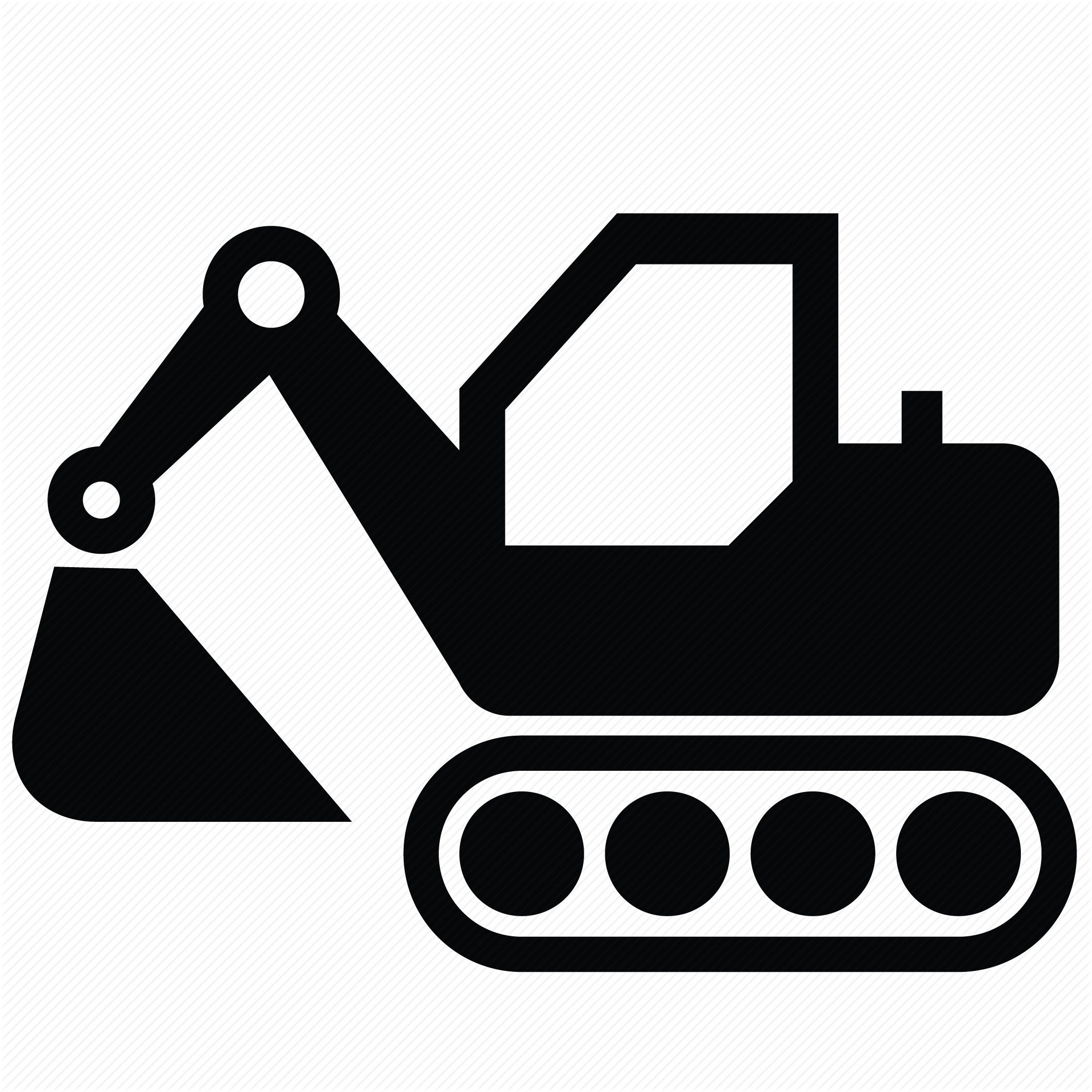 2118x2118 Build, Construction, Excavator, Heavy Equipment, Tool Icon